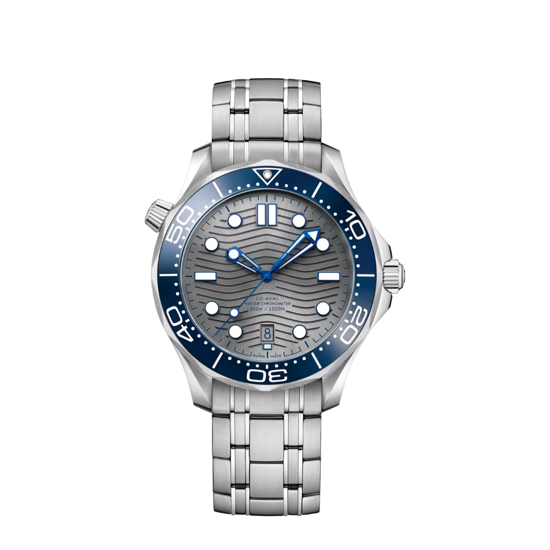 Ocean Diver Pro 42 – Gray Dial With Blue Accents