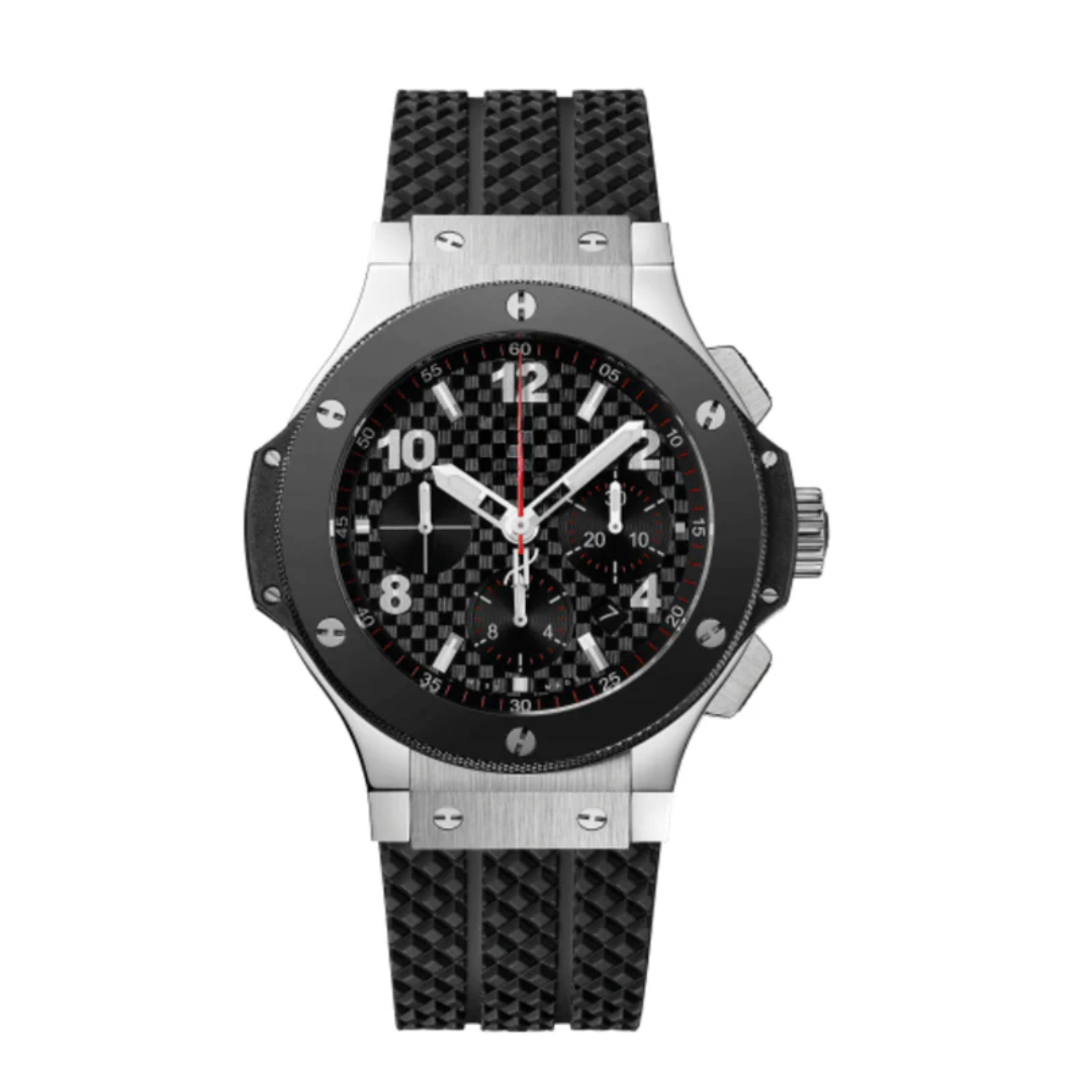 Fusion Sport Chrono – Silver Case | Carbon-Details