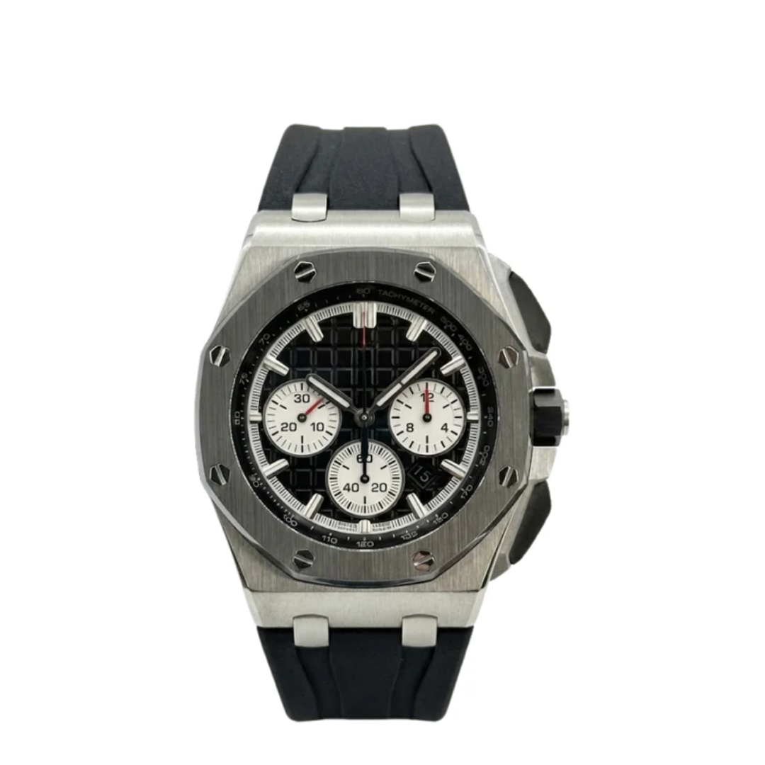 Octagon Sport Chrono – Black Dial | Stainless Steel Case