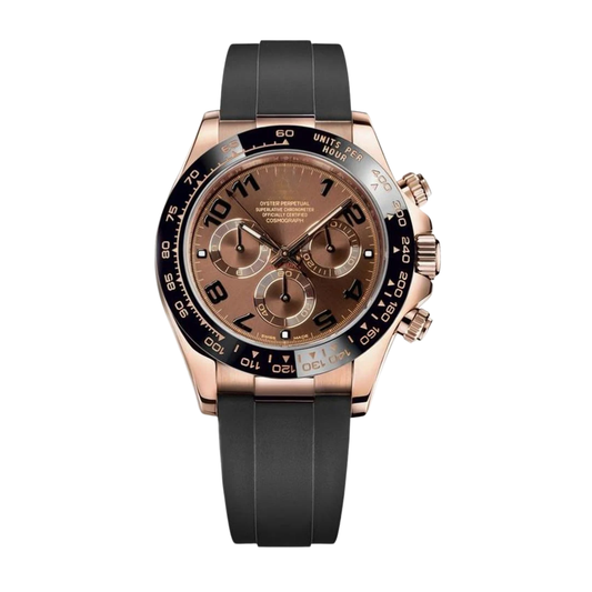 Speed Racing Chrono 40 – Brown Dial | Rubber Strap
