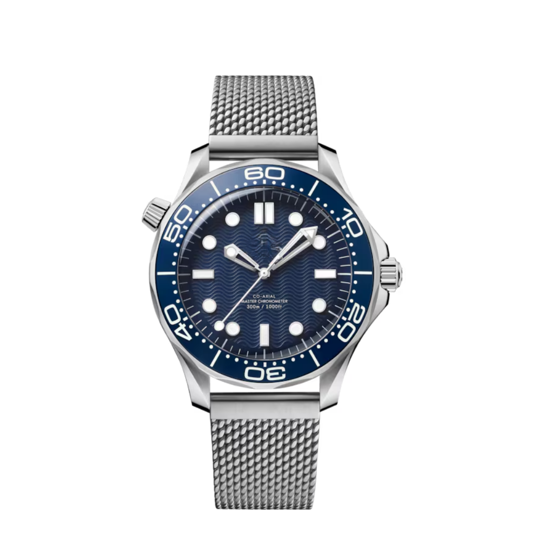 Ocean Diver Pro – Blue | Stainless Steel Bracelet