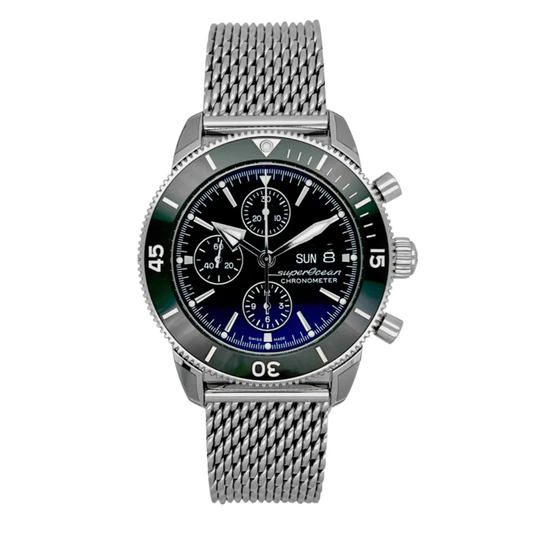 Ocean Diver Chrono – Blue | Stainless Steel