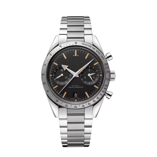 Racing Chrono Pro 42 – Vintage Steel Finish | Dark Dial