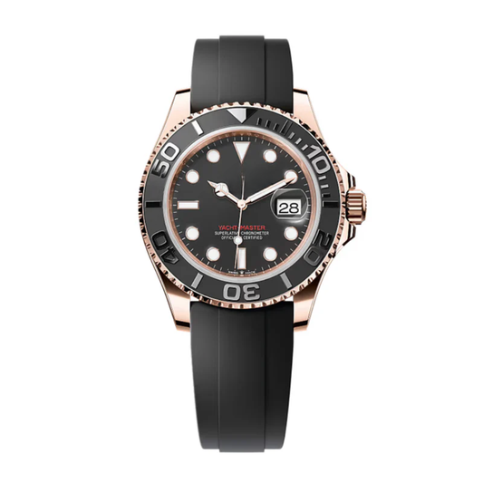 Ocean Master 40 – Black Dial | Flexible Rubber Strap B