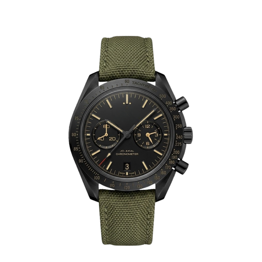 Racing Chrono Pro 42 – Black Dial With Khaki-Accents | Chronograph
