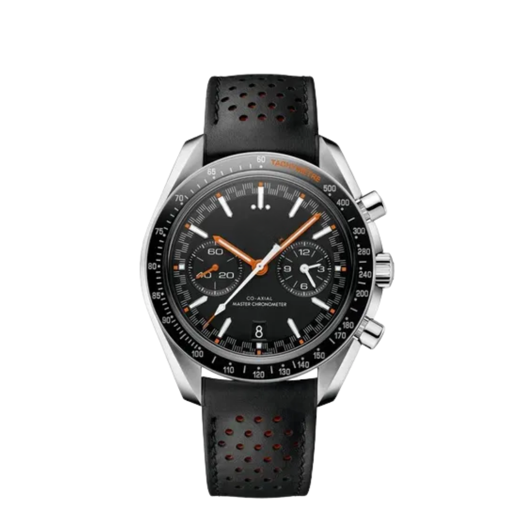 Racing Chrono Pro – Black Dial With Orange Accents | Chronograph