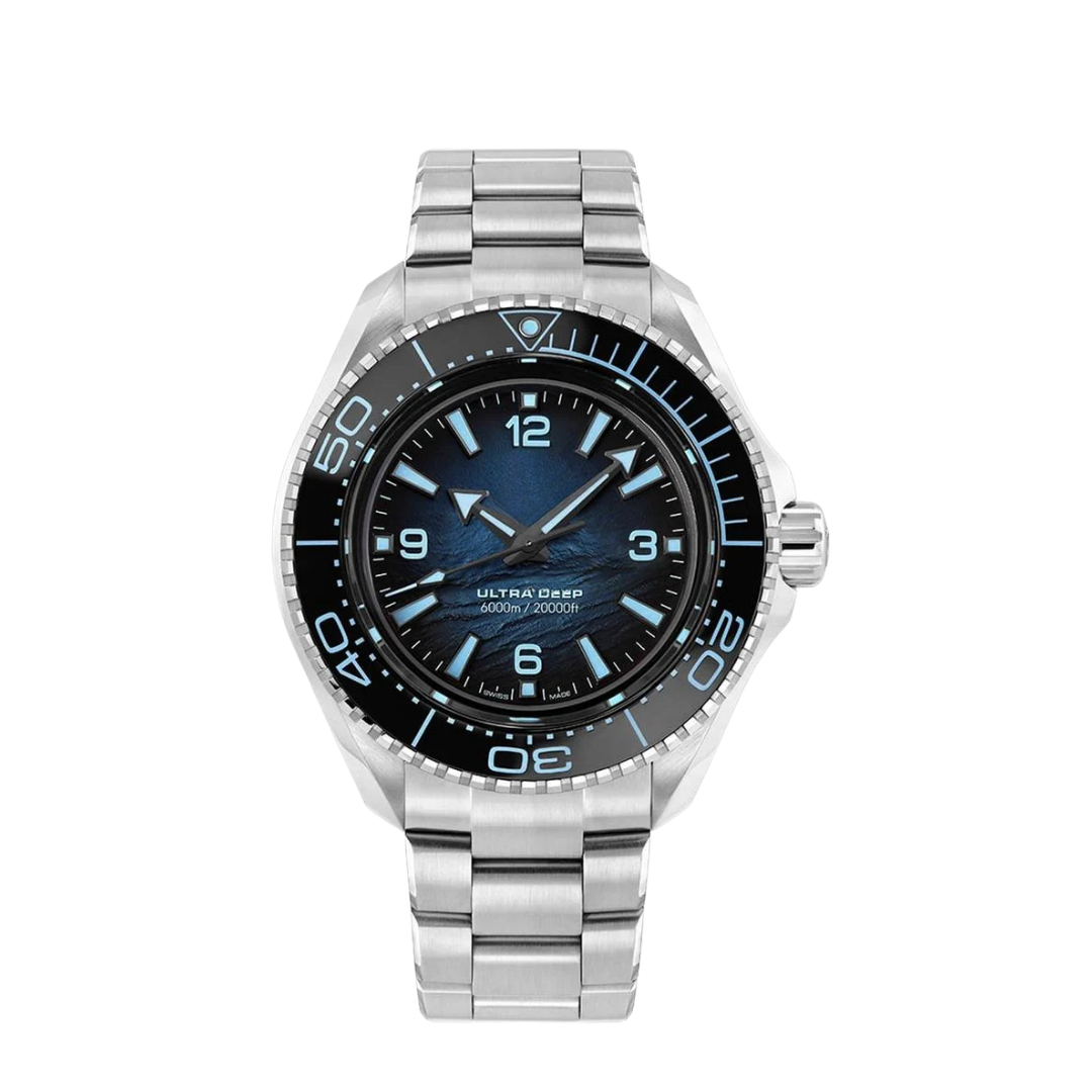 Ultra Deep Pro 45 – Blue Dial | Stainless Steel Bracelet