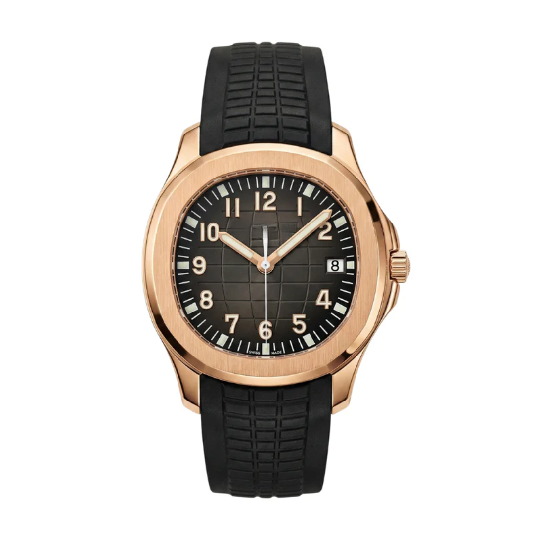 Aqua Sport Automatic – Black | Rose Gold Look