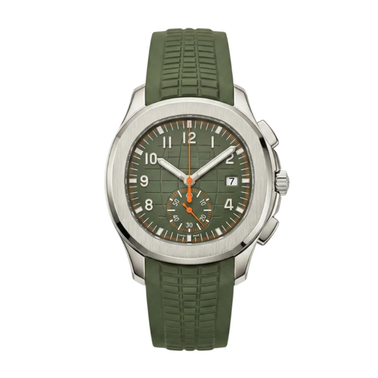 Aqua Sport Automatic – Green Dial | Rubber Strap