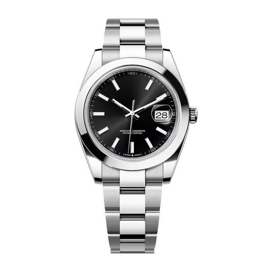 Classic Date 41 – Black Dial